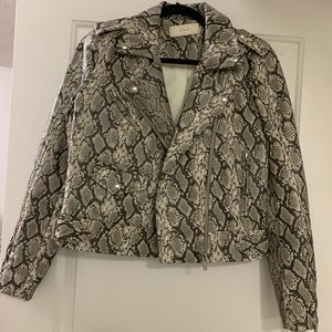 BlankNYC faux leather moto jacket